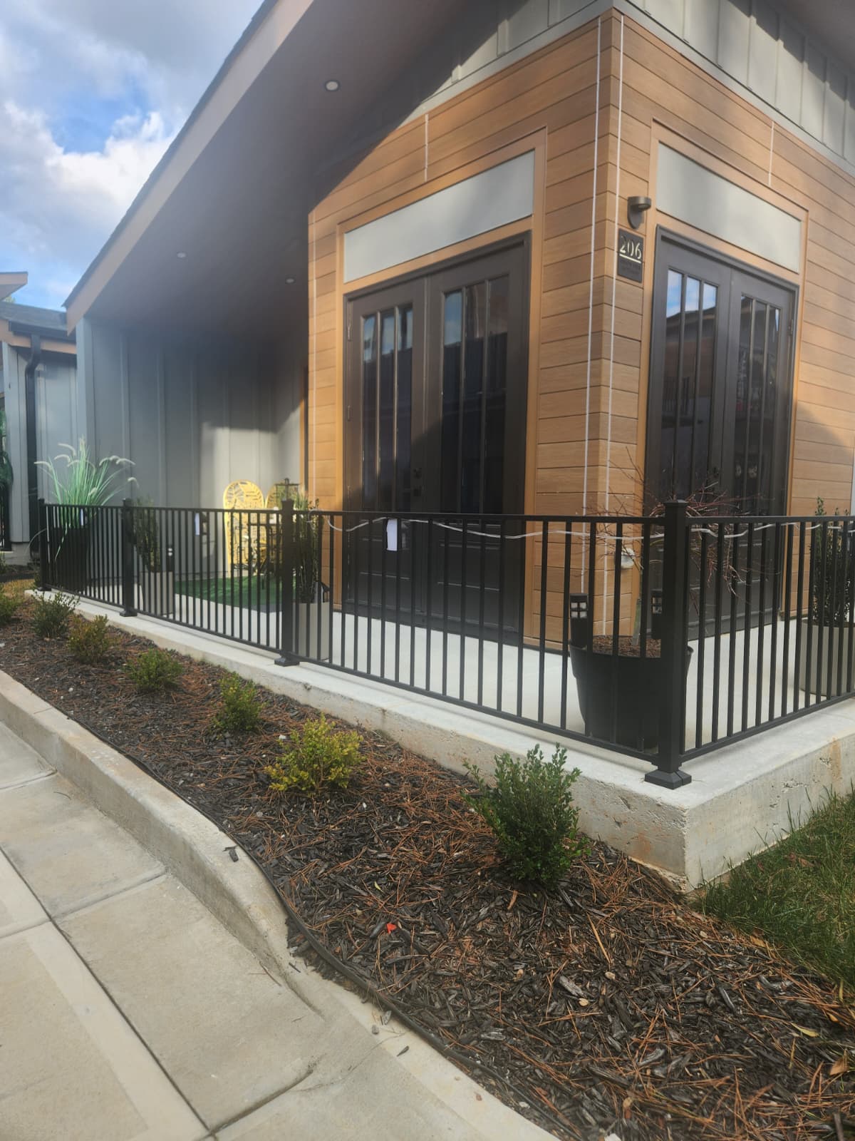 Techie Homes single-story front entry